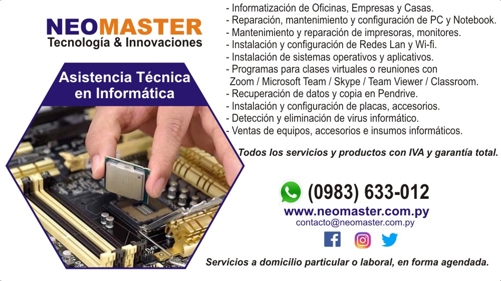 Servicio Técnico Profesional en Informática